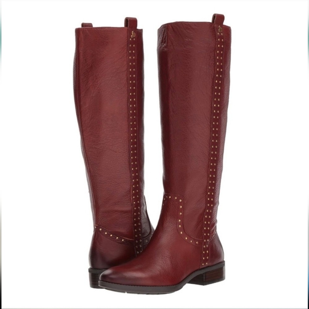 Women's Sam Edelman Knee High Leather Boot Size 8.5